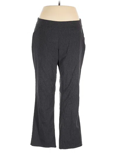 Pre-owned Kim Rogers Dress Pants In Gray