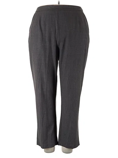 Pre-owned Kim Rogers Dress Pants In Gray
