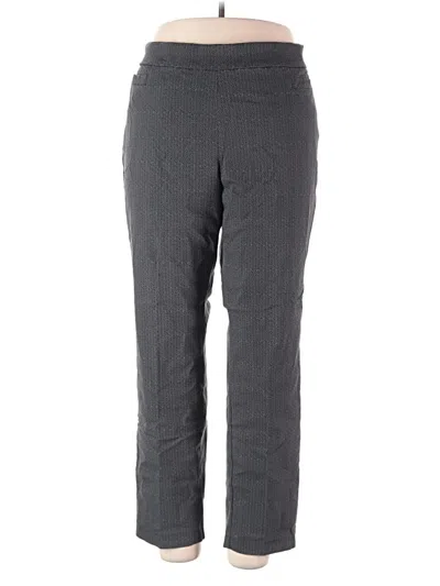 Pre-owned Kim Rogers Dress Pants In Gray