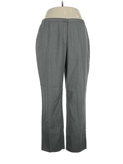 Pre-owned Kim Rogers Dress Pants In Gray