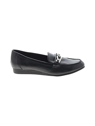 Pre-owned Kim Rogers Flats In Black