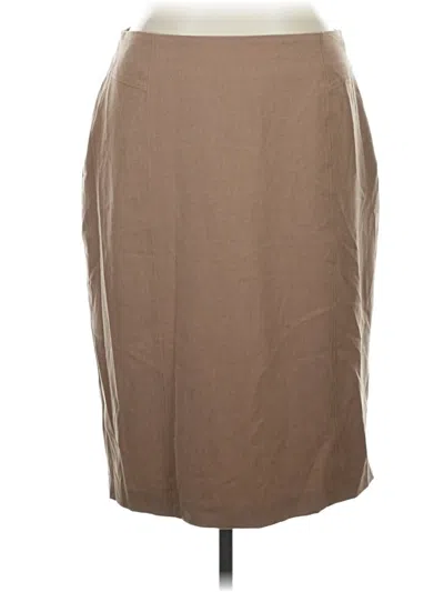Pre-owned Kim Rogers Formal Skirt In Brown