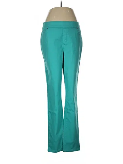 Pre-owned Kim Rogers Jeggings In Teal
