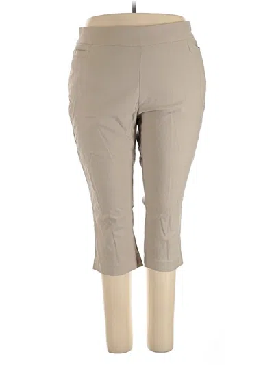 Pre-owned Kim Rogers Khaki Pant In Tan