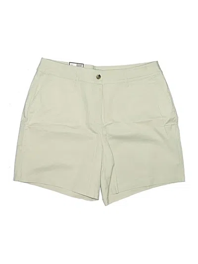 Kim Rogers Khaki Shorts In Green