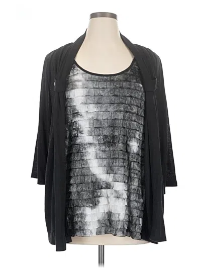 Pre-owned Kim Rogers Kimono In Gray