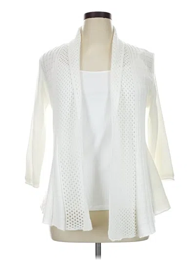 Pre-owned Kim Rogers Kimono In White