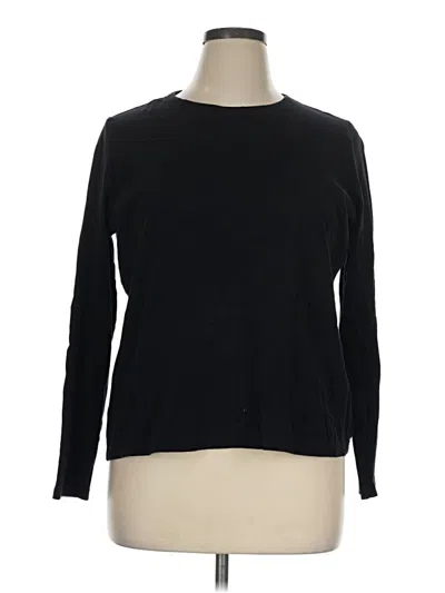 Pre-owned Kim Rogers Long Sleeve T-shirt In Black