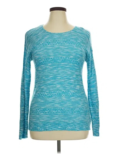 Pre-owned Kim Rogers Long Sleeve T-shirt In Blue