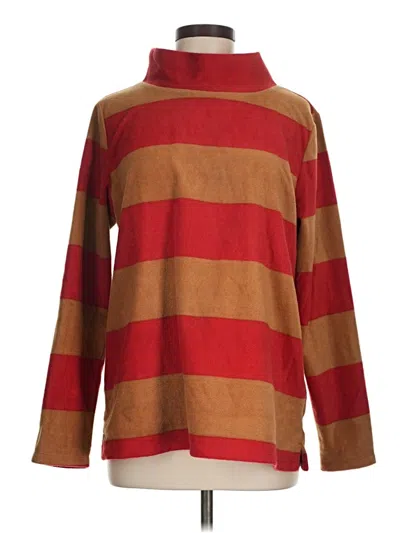 Pre-owned Kim Rogers Long Sleeve Turtleneck In Brown
