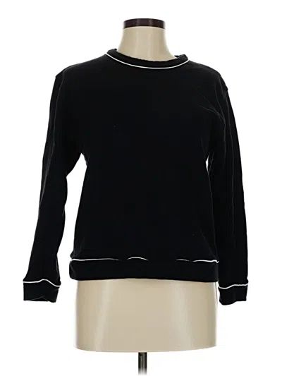 Pre-owned Kim Rogers Pullover Sweater In Black