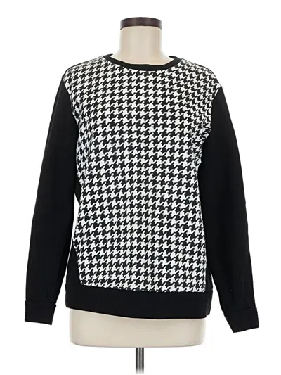Pre-owned Kim Rogers Pullover Sweater In Black