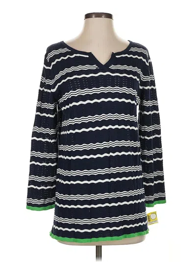 Pre-owned Kim Rogers Pullover Sweater In Blue