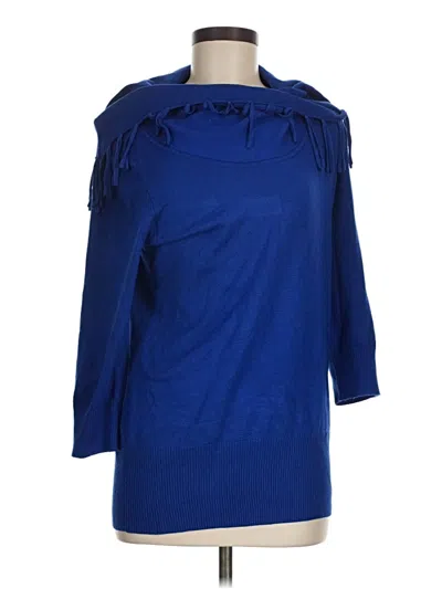 Pre-owned Kim Rogers Pullover Sweater In Blue