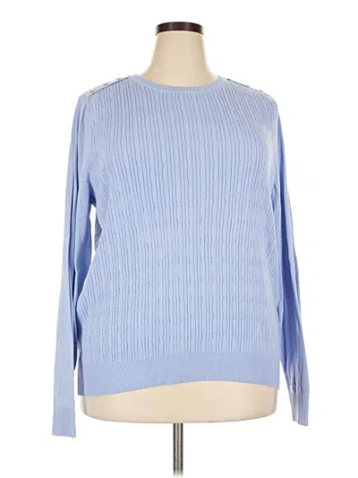 Pre-owned Kim Rogers Pullover Sweater In Blue