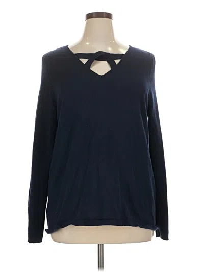 Pre-owned Kim Rogers Pullover Sweater In Blue