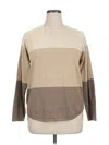 Kim Rogers Pullover Sweater In Brown