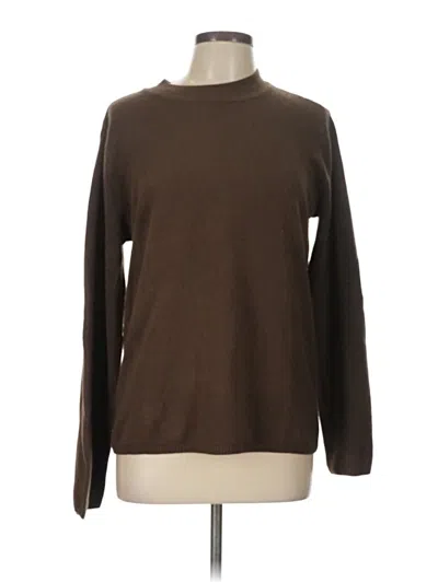 Pre-owned Kim Rogers Pullover Sweater In Brown