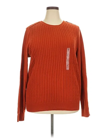 Pre-owned Kim Rogers Pullover Sweater In Brown