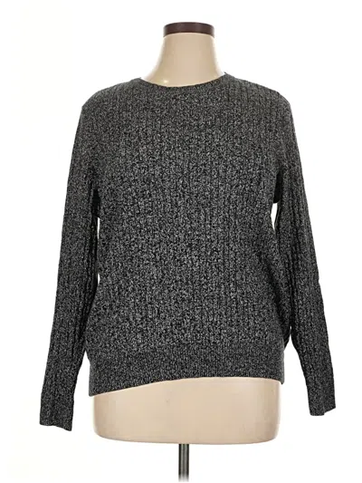 Pre-owned Kim Rogers Pullover Sweater In Gray