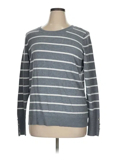 Pre-owned Kim Rogers Pullover Sweater In Gray