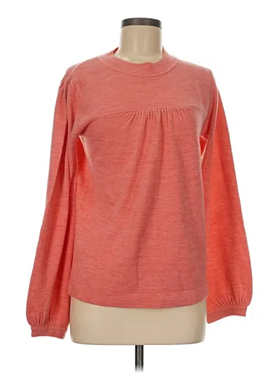 Pre-owned Kim Rogers Pullover Sweater In Orange