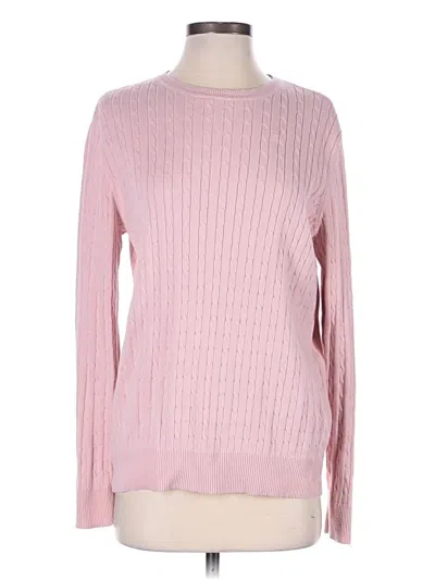 Pre-owned Kim Rogers Pullover Sweater In Pink