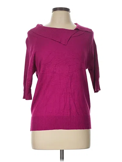 Pre-owned Kim Rogers Pullover Sweater In Purple
