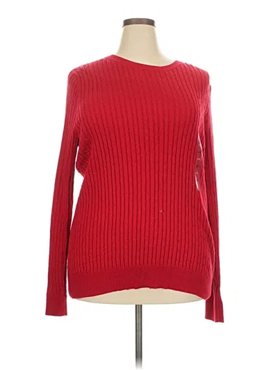 Pre-owned Kim Rogers Pullover Sweater In Red