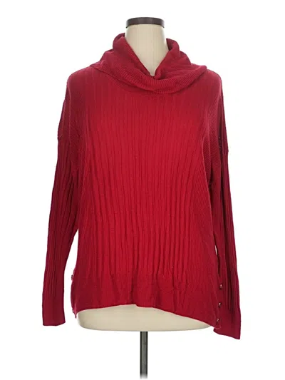 Pre-owned Kim Rogers Pullover Sweater In Red