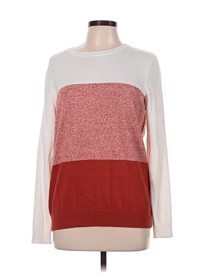 Pre-owned Kim Rogers Pullover Sweater In Red