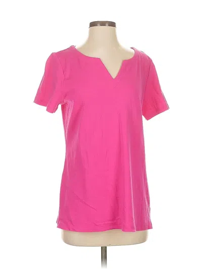 Pre-owned Kim Rogers Short Sleeve T-shirt In Pink
