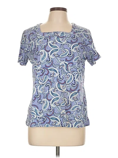 Pre-owned Kim Rogers Short Sleeve T-shirt In Blue
