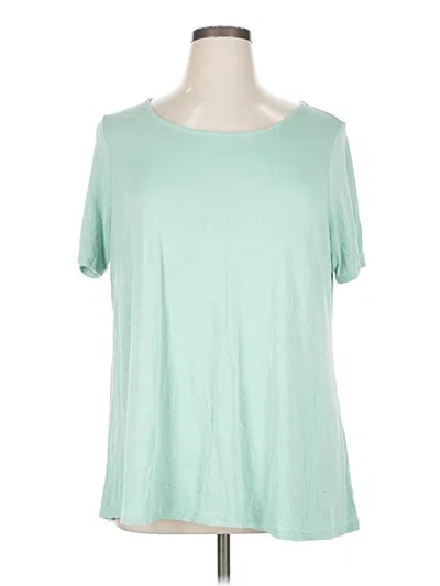 Pre-owned Kim Rogers Short Sleeve T-shirt In Green