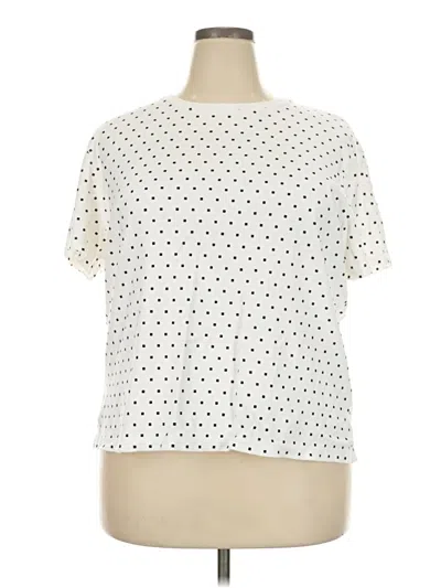 Pre-owned Kim Rogers Short Sleeve T-shirt In Ivory