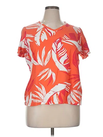 Pre-owned Kim Rogers Short Sleeve T-shirt In Orange