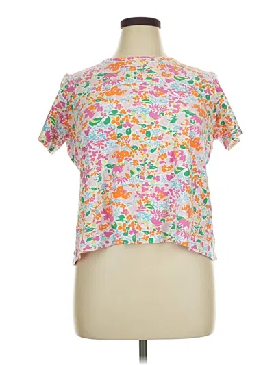 Pre-owned Kim Rogers Short Sleeve T-shirt In Pink