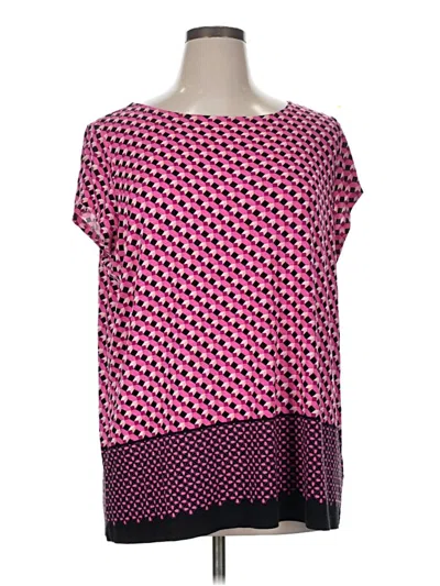 Pre-owned Kim Rogers Short Sleeve T-shirt In Pink