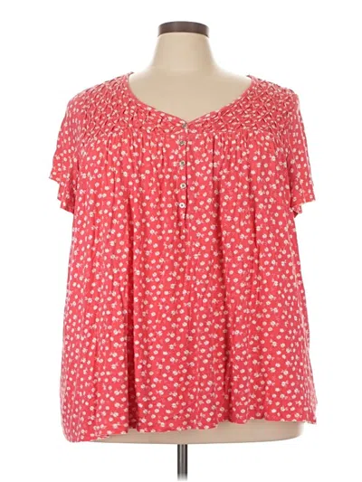 Pre-owned Kim Rogers Short Sleeve T-shirt In Red