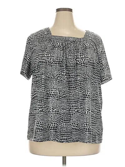 Pre-owned Kim Rogers Short Sleeve T-shirt In Silver