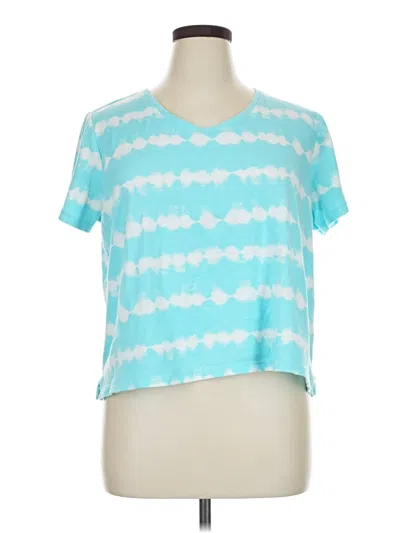 Pre-owned Kim Rogers Short Sleeve T-shirt In Teal