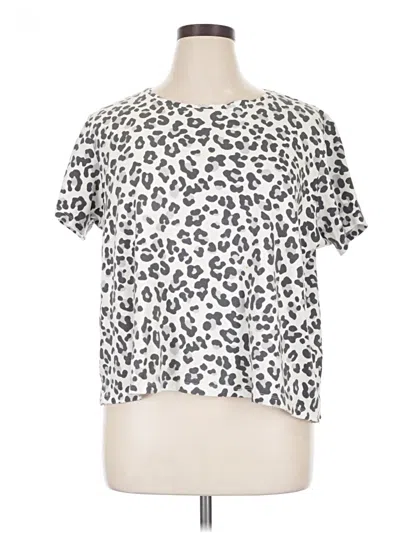 Pre-owned Kim Rogers Short Sleeve T-shirt In White