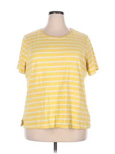 Pre-owned Kim Rogers Short Sleeve T-shirt In Yellow