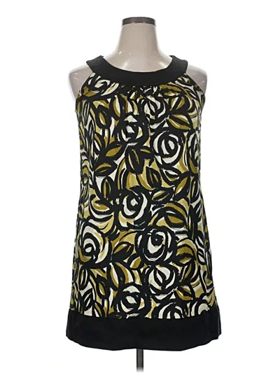 Pre-owned Kim Rogers Sleeveless Blouse In Yellow