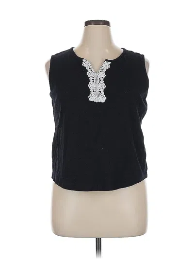 Pre-owned Kim Rogers Sleeveless T-shirt In Black