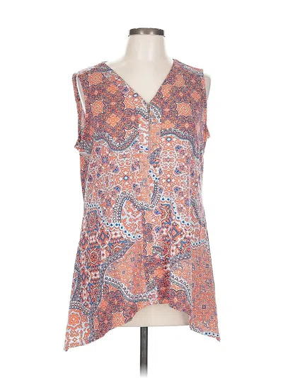 Pre-owned Kim Rogers Sleeveless T-shirt In Orange