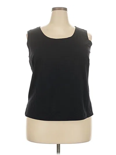 Pre-owned Kim Rogers Sleeveless T-shirt In Black