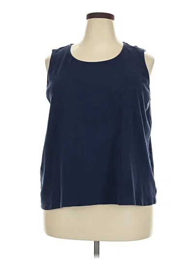 Pre-owned Kim Rogers Sleeveless T-shirt In Blue