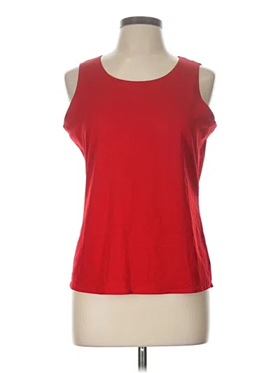 Pre-owned Kim Rogers Sleeveless T-shirt In Red