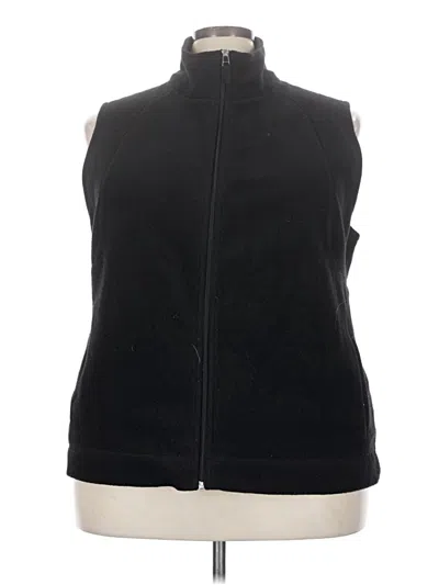 Pre-owned Kim Rogers Sweater Vest In Black